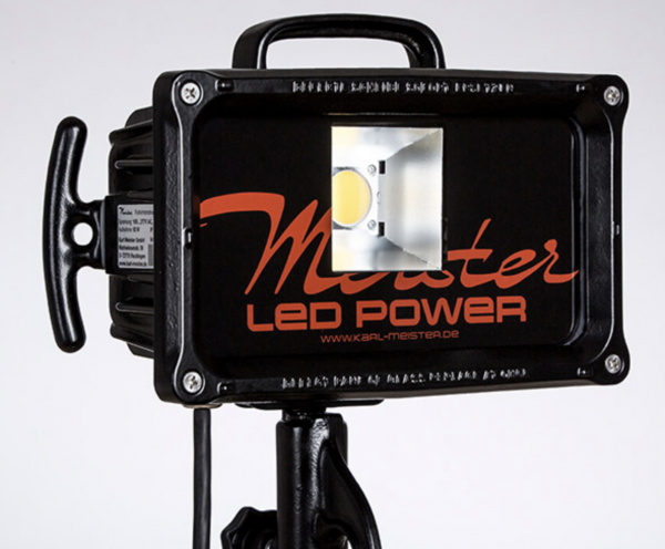 Karl Meister GmbH 12V Flutlichtstrahler Karl Meister LED 90 DC Feuerwehr Scheinwerfer DIN 14640